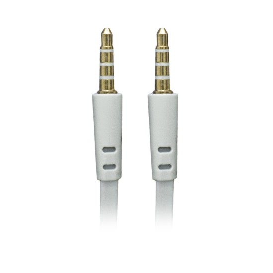 OEM Καλώδιο Aux In - Aux Out (BWOO) V3.5 Λευκό Πλακέ