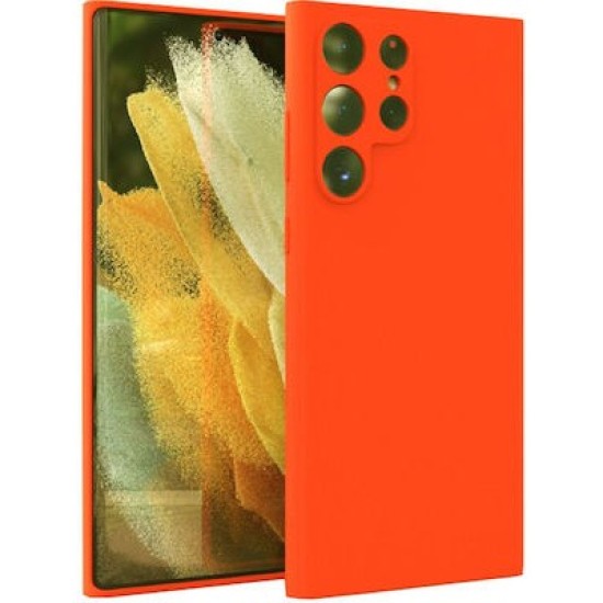 Soft Touch 2mm Back Cover Σιλικόνης Πορτοκαλί (Galaxy S25 Ultra)