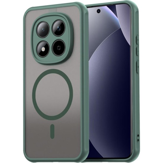Tech-Protect MagSafe Back Cover Σιλικόνης Πράσινο  Πλαστικό  (Redmi Note 15 4G/ 5G)