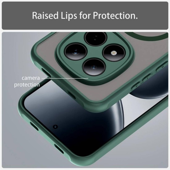 Tech-Protect MagSafe Back Cover Σιλικόνης Πράσινο  Πλαστικό  (Redmi Note 15 4G/ 5G)