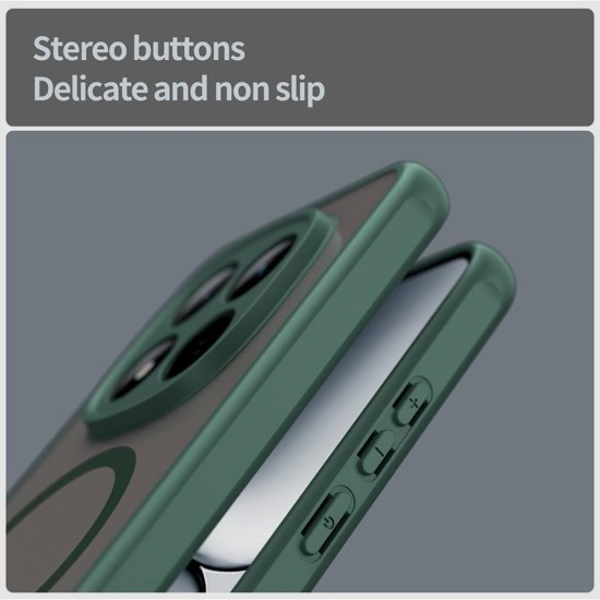 Tech-Protect MagSafe Back Cover Σιλικόνης Πράσινο  Πλαστικό  (Redmi Note 15 4G/ 5G)