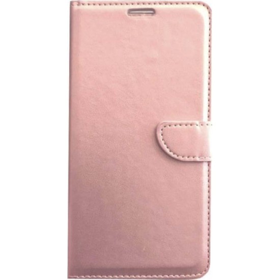 Book Case Stand Για Samsung J510F Galaxy J5 (2016) Blister Rose Gold ΟΕΜ