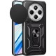 Hybrid Shockproof Ring Back Cover Συνθετική Ανθεκτική Μαύρη (Redmi Note 14 Pro/ Pro Plus 5G/ Poco X7)