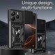 Hybrid Shockproof Ring Back Cover Συνθετική Ανθεκτική Μαύρη Redmi Note 14 5G