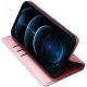 Book Δερματίνης με Λουράκι Ροζ Χρυσό (Motorola Motο G 05/G15)