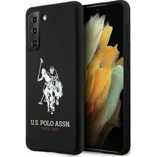 US Polo USHCS21MSLHRBK S21+ G996 czarny/black Silicone Logo