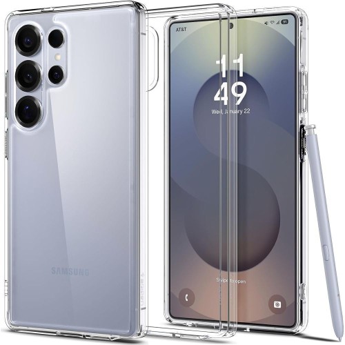 Spigen Ultra Hybrid Back Cover Πλαστικό / Σιλικόνης 1.2mm Διάφανο (Galaxy S25 Ultra)