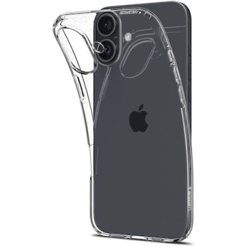 Spigen Ultra Hybrid Back Cover Σιλικόνης / Πλαστικό Crystal Clear (iPhone 16)