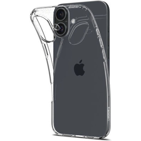 Spigen Ultra Hybrid Back Cover Σιλικόνης / Πλαστικό Crystal Clear (iPhone 16)