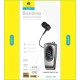 Takemore K85 In-ear Bluetooth Handsfree Ακουστικό Πέτου Μαύρο