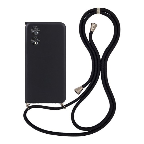  Θήκη Cover Σιλικόνης με Λουράκι Μαύρο TCL 50 5G