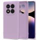  Back Cover Σιλικόνης Matte Λιλά Xiaomi Redmi Note 14 Pro/ 14 Pro Plus/ Poco X7