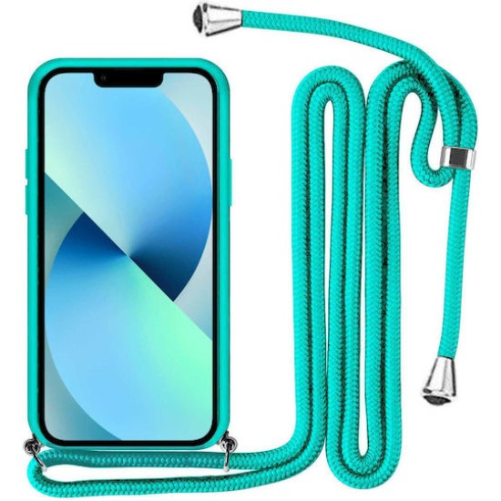Back Cover Σιλικόνης με Λουράκι Τιρκουάζ (Redmi 15C 4G Back Cover Σιλικόνης με Λουράκι Τιρκουάζ (Redmi 15C 4G