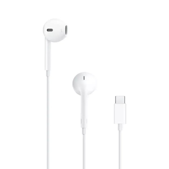 EarPods Earbuds Handsfree με Βύσμα USB-C Λευκό
