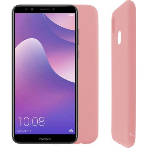 Back Cover Σιλικόνης Ροζ (Huawei Y7 2018/Y7 Prime 2018/Honor 7C) Back Cover Σιλικόνης Ροζ (Huawei Y7 2018/Y7 Prime 2018/Honor 7C)