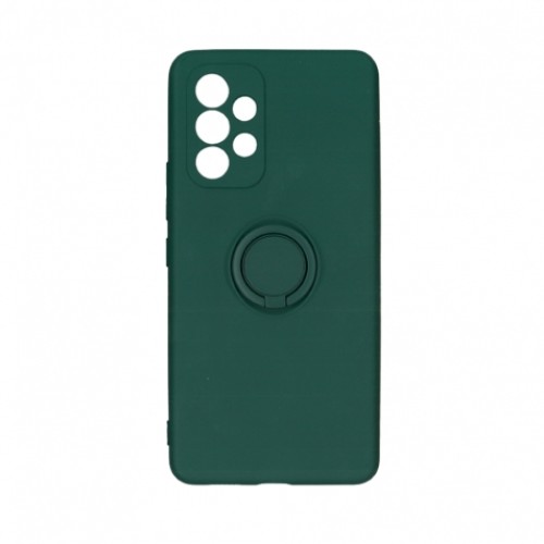 Silicone Ring Back Cover Σιλικόνης Forest Green (Galaxy A23)