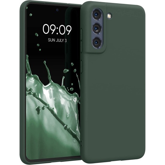 OEM Θήκη Σιλικόνης Soft Touch Back Cover Για Samsung Galaxy A13 5G  - Σκούρο Πράσινο