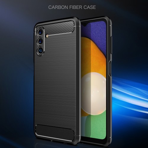 Carbon Back Cover Σιλικόνης Μαύρο (Galaxy A14 5G)