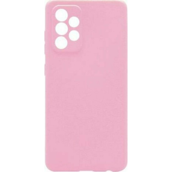 Back Cover Σιλικόνης Pink ( Samsung Galaxy A52 4G/ A52 5G/ A52s)