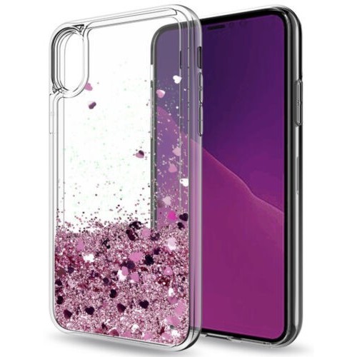 OEM ΘΗΚΗ TPU ΜΕ ΥΓΡΟ GLITTER ΓΙΑ XIAOMI MI MAX 3 ΡΟΖ