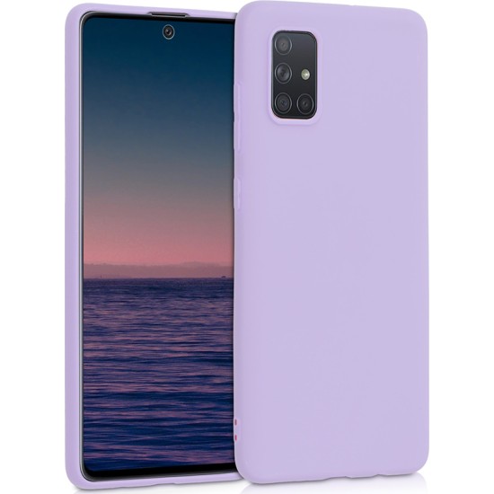 Θήκη Σιλικόνης για Samsung Galaxy A71 - Μωβ