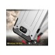 OEM Hybrid Rugged Armor Back Cover Silver (Galaxy J 6 Plus/J 4 Plus)