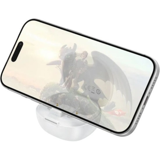 Wireless Hands Free Hoco EQ100 Intelligent TWS Dual Mic v6.0 500mAh 10 Ώρες Λειτουργίας και AI Μετάφραση σε 134 Γλώσσες με Βάση Κινητού Λευκά