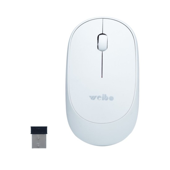 Weibo 2.4G Wireless Optical Mouse RF-2822B - Λευκό Weibo 2.4G Wireless Optical Mouse RF-2822B - Λευκό