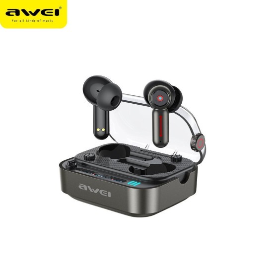 Ασύρματα ακουστικά Bluetooth Awei T58 Gaming Earbuds μαύρο