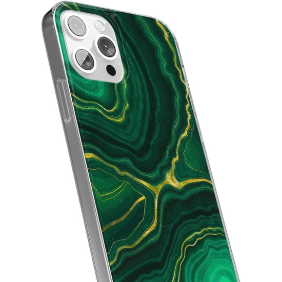 Babaco Marble Apple iPhone 12/ 12 Pro Green