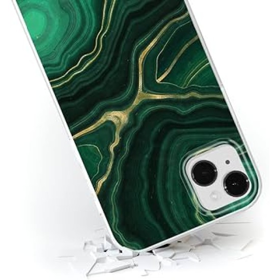 Babaco Marble Apple iPhone 12/ 12 Pro Green
