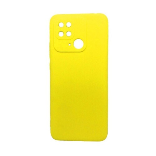 Back Cover Σιλικόνης Κίτρινο (Redmi 10C)