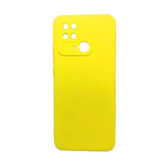 Back Cover Σιλικόνης Κίτρινο (Redmi 10C)