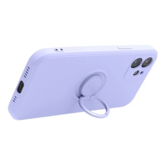 Forcell Back Cover Σιλικόνης με Δαχτυλίδι Στήριξης Για Samsung Galaxy A21s Λιλά Forcell Back Cover Σιλικόνης με Δαχτυλίδι Στήριξης Για Samsung Galaxy A21s Λιλά
