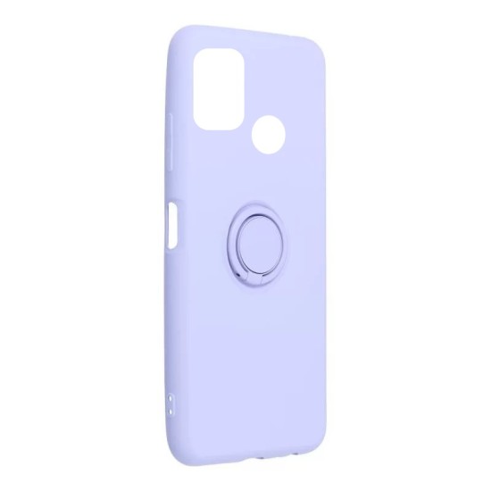 Forcell Back Cover Σιλικόνης με Δαχτυλίδι Στήριξης Για Samsung Galaxy A21s Λιλά Forcell Back Cover Σιλικόνης με Δαχτυλίδι Στήριξης Για Samsung Galaxy A21s Λιλά