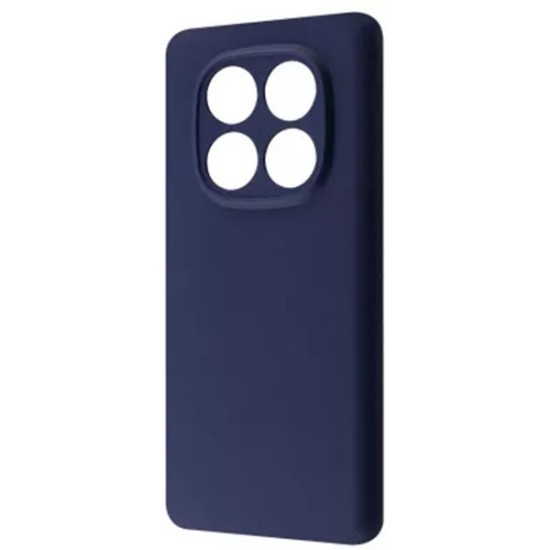  Back Cover Σιλικόνης Matte Μπλε Xiaomi Redmi Note 14 Pro/ 14 Pro Plus/ Poco X7