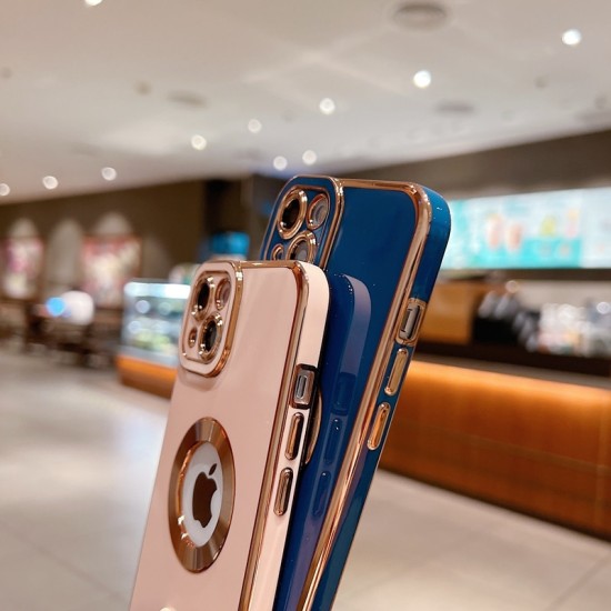 Luxury Soft Electroplated Phone Case For iPhone 13 Silicone Cases Cover Dark Green