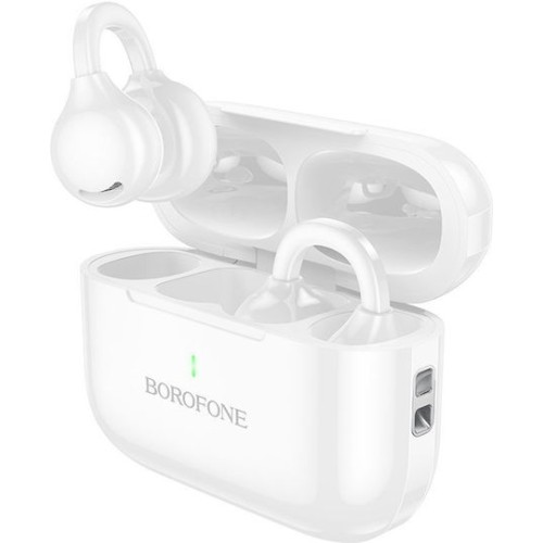 Borofone BW95 Cancion Open Ear Bluetooth Handsfree Ακουστικά με Θήκη Φόρτισης Λευκά Borofone BW95 Cancion Open Ear Bluetooth Handsfree Ακουστικά με Θήκη Φόρτισης Λευκά