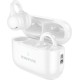 Borofone BW95 Cancion Open Ear Bluetooth Handsfree Ακουστικά με Θήκη Φόρτισης Λευκά