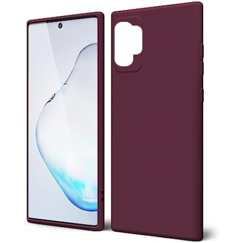 Θήκη Πλάτης Σιλικόνης για Samsung Galaxy Note 10 Plus -  Μπορντό