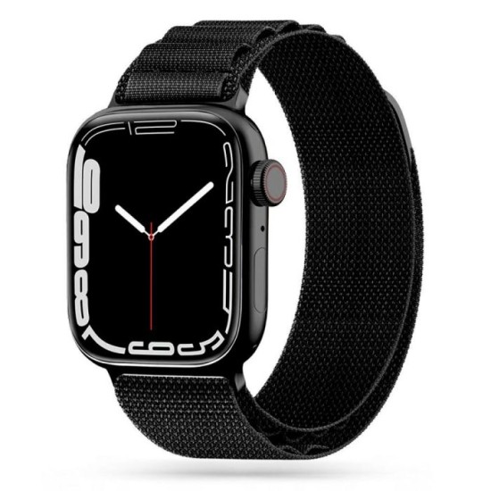 Υφασμάτινο Λουράκι για Apple Watch 42/44/45/49mm (1/2/3/4/5/6/7/8/9/SE/ULTRA) - Black