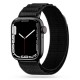 Υφασμάτινο Λουράκι για Apple Watch 42/44/45/49mm (1/2/3/4/5/6/7/8/9/SE/ULTRA) - Black