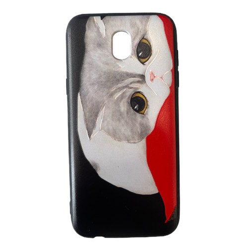 Cat Back Cover Σιλικόνης Μαύρο (Galaxy J5 2017) Cat Back Cover Σιλικόνης Μαύρο (Galaxy J5 2017)