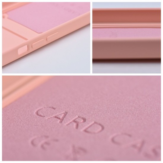 Back stick silicone card bag Red Αυτοκόλλητη Θήκη για Πιστωτικές