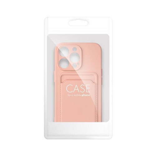 Back stick silicone card bag Red Αυτοκόλλητη Θήκη για Πιστωτικές