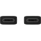 Samsung Regular USB 2.0 Cable USB-C male - USB-C male Μαύρο 1m (EP-DN975BBEGWW)