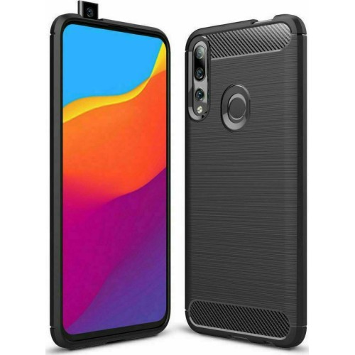 Θήκη πλάτης carbon για Huawei P Smart Z / Y9 Prime 2019 – Μαύρο Θήκη πλάτης carbon για Huawei P Smart Z / Y9 Prime 2019 – Μαύρο