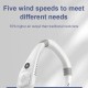 Φορητός ανεμιστήρας Usb Leafless 5 Level Air Flow Επαναφορτιζόμενο Μικρό Mini Lazy Neck ανεμιστήρα
