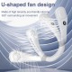 Φορητός ανεμιστήρας Usb Leafless 5 Level Air Flow Επαναφορτιζόμενο Μικρό Mini Lazy Neck ανεμιστήρα - Ροζ Φορητός ανεμιστήρας Usb Leafless 5 Level Air Flow Επαναφορτιζόμενο Μικρό Mini Lazy Neck ανεμιστήρα - Ροζ