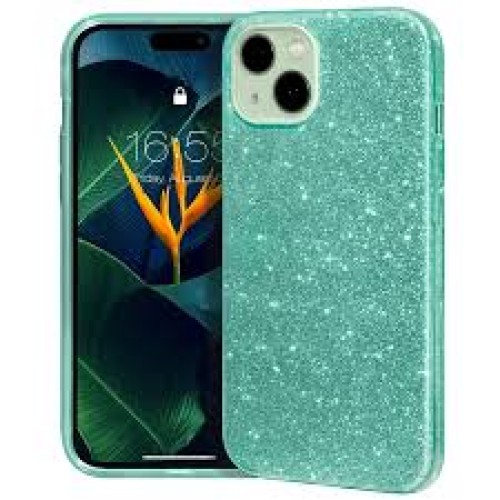 Shine Glitter Back Cover Σιλικόνης Πράσινο (iPhone 13)